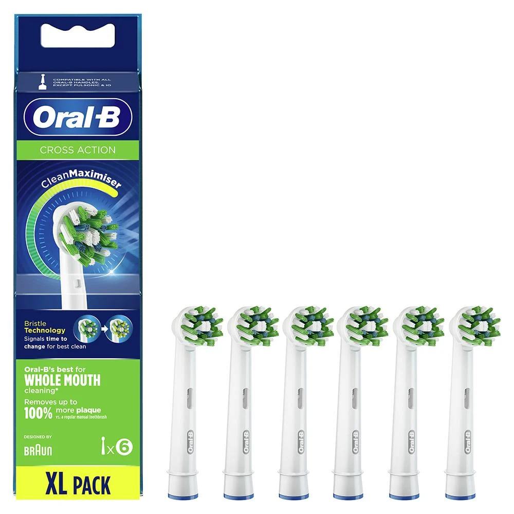ORAL B EB50 CROSS ACTION 6'LI DİŞ FIRÇASI YEDEK BAŞLIĞI