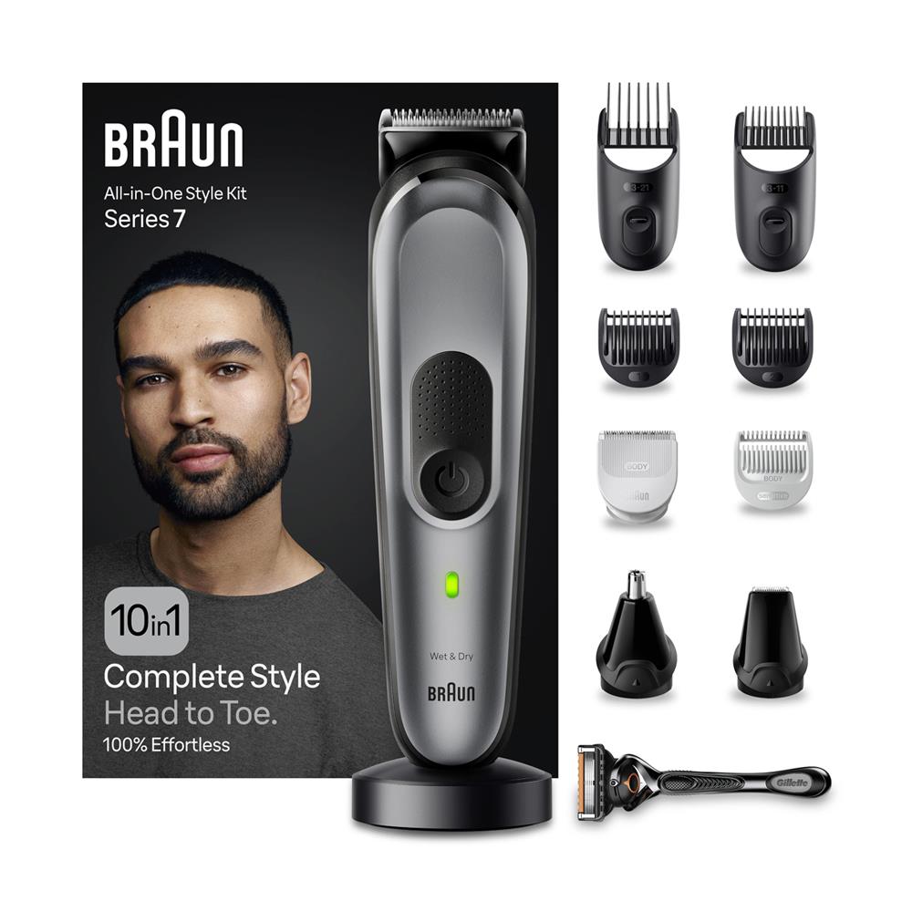 BRAUN MGK 7420 10'U BİR ARADA ERKEK BAKIM KİTİ