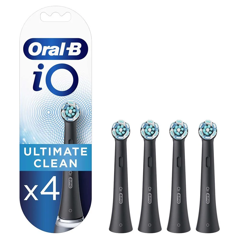 ORAL B iO ULTIMATE CLEAN DİŞ FIRÇASI YEDEK BAŞLIK 4'LÜ SİYAH